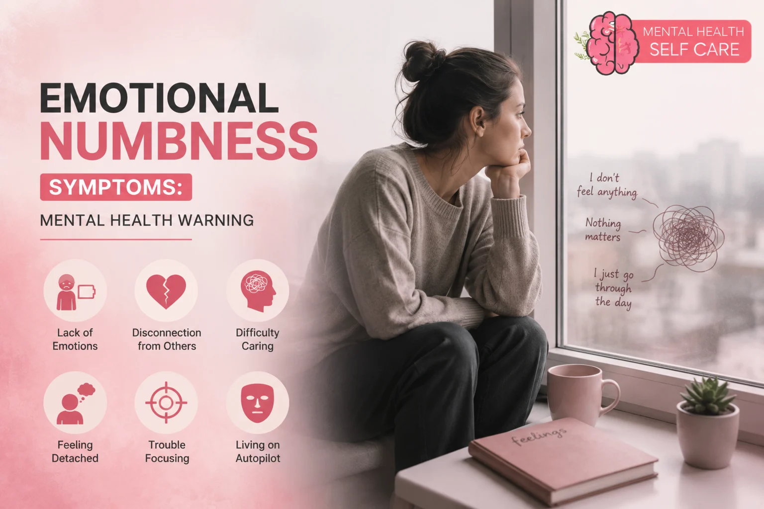 Emotional Numbness Symptoms: The Mental Health Warning Nobody Notices