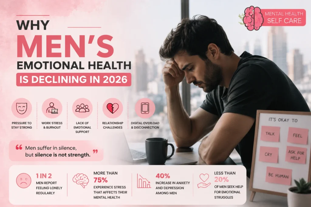 Why Men’s Emotional Health Is Declining in 2026