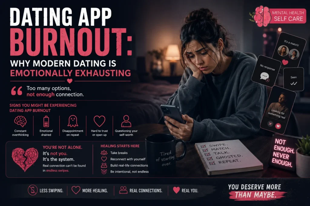 Dating App Burnout: Why Modern Dating Is Emotionally Exhausting