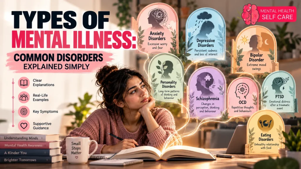 Types of Mental Illness: Common Disorders Explained Simply