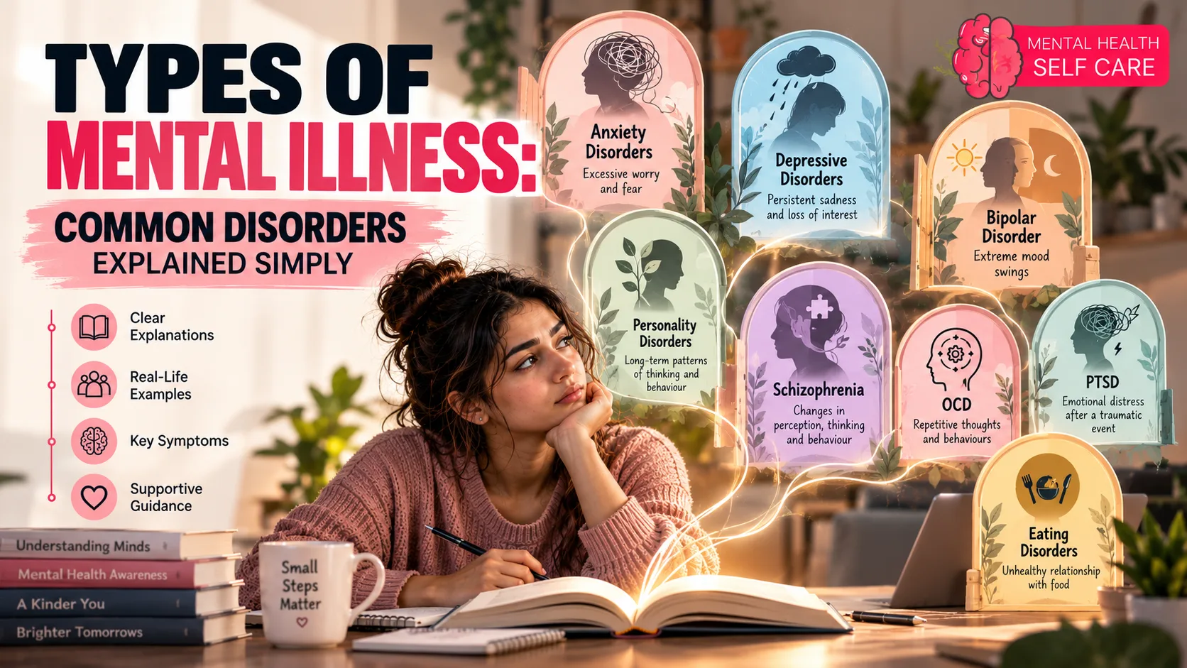 Types of Mental Illness: Common Disorders Explained Simply